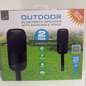 Black Outdoor Bluetooth Speaker 2-Pack- Brand New